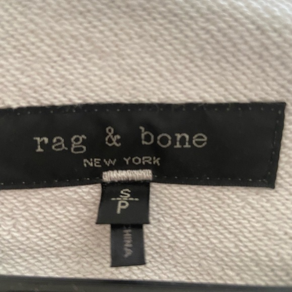 NEW ⭐️ RAG & BONE white sweatshirt | Men’s Small | NWT - Picture 5 of 7